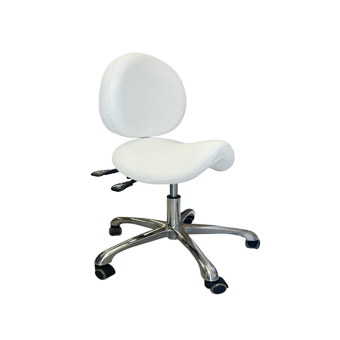 COOPALA Lotus Saddle Stool with Back Support C-103