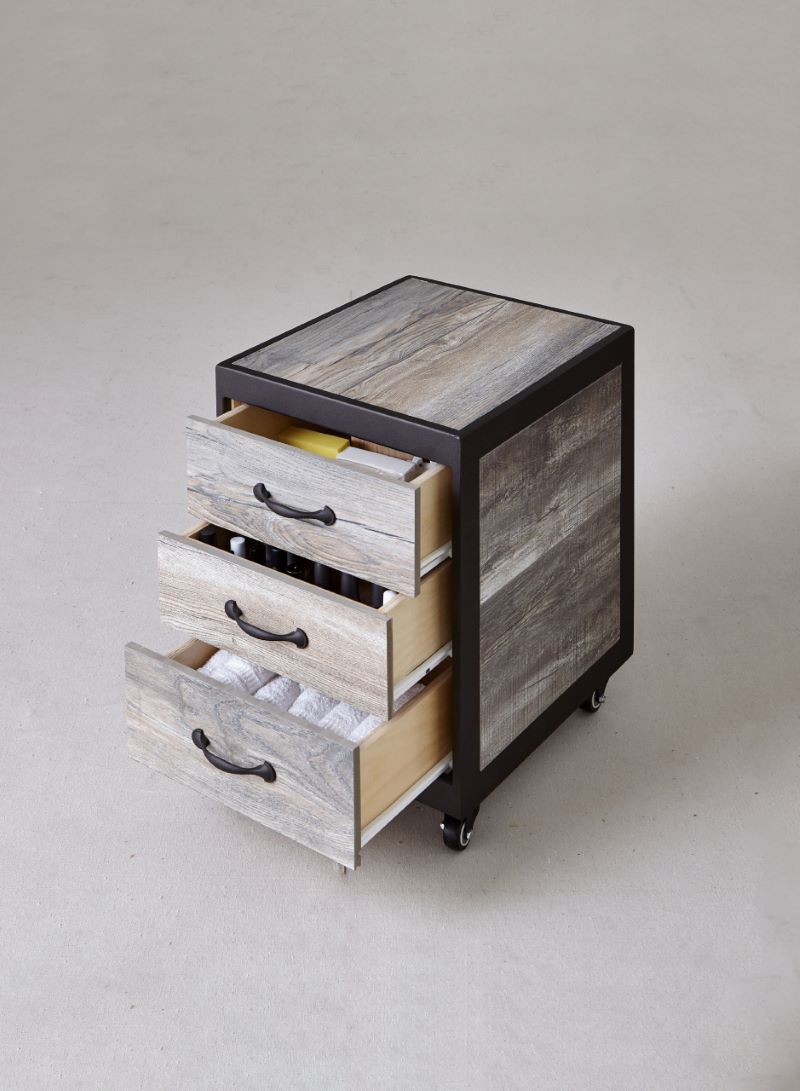 BELAVA ELORA Pedicure Supply Cart with 3 Drawers