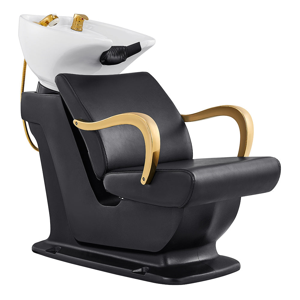 DIR Beckman Gold Shampoo Chair with Adjustable Seat