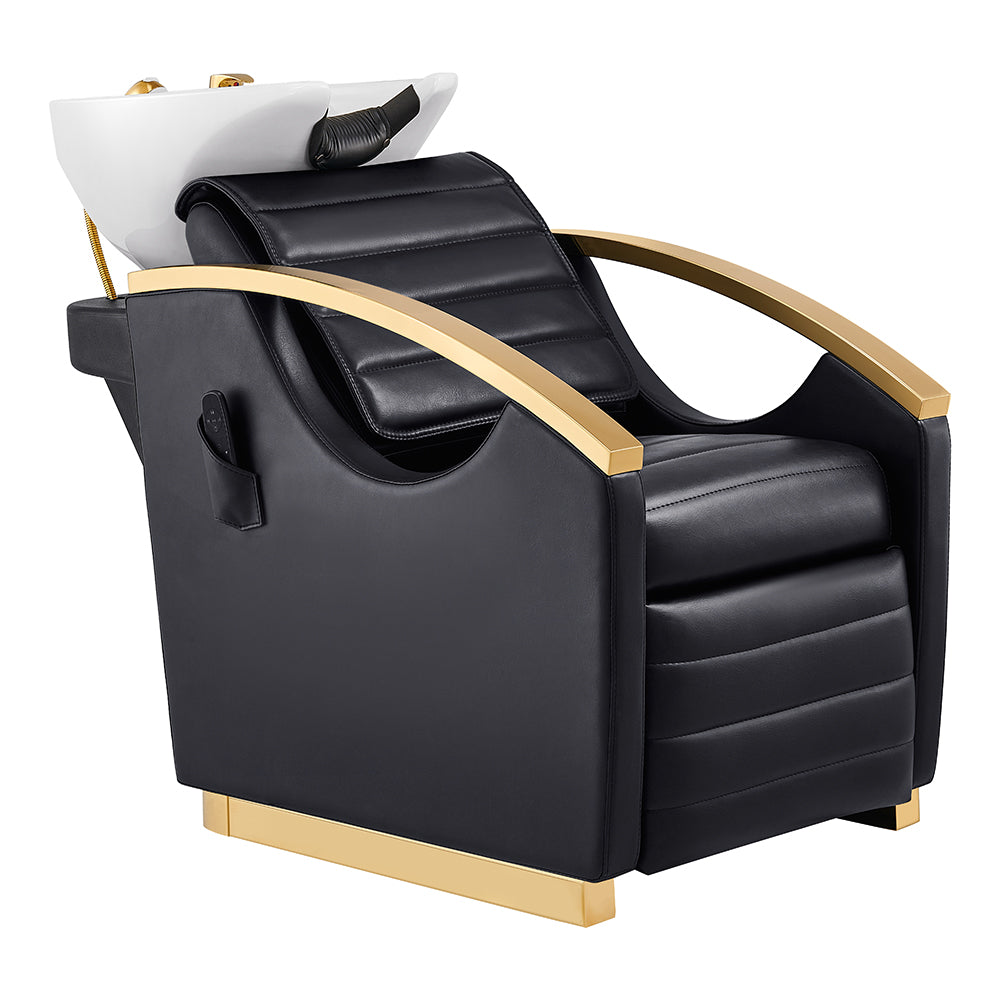 DIR Bella V Gold Reclining Salon Shampoo Massage Chairs