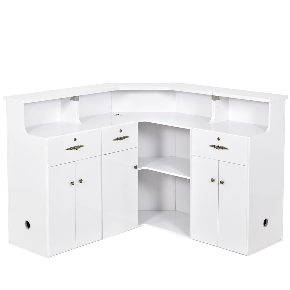 DIR Valencia Combination - LED Standing Reception Desk