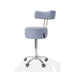 Belava Performer Esthetician Stool featuring built-in lumbar support, three height configurations, and ergonomic design for all-day comfort during beauty treatments
