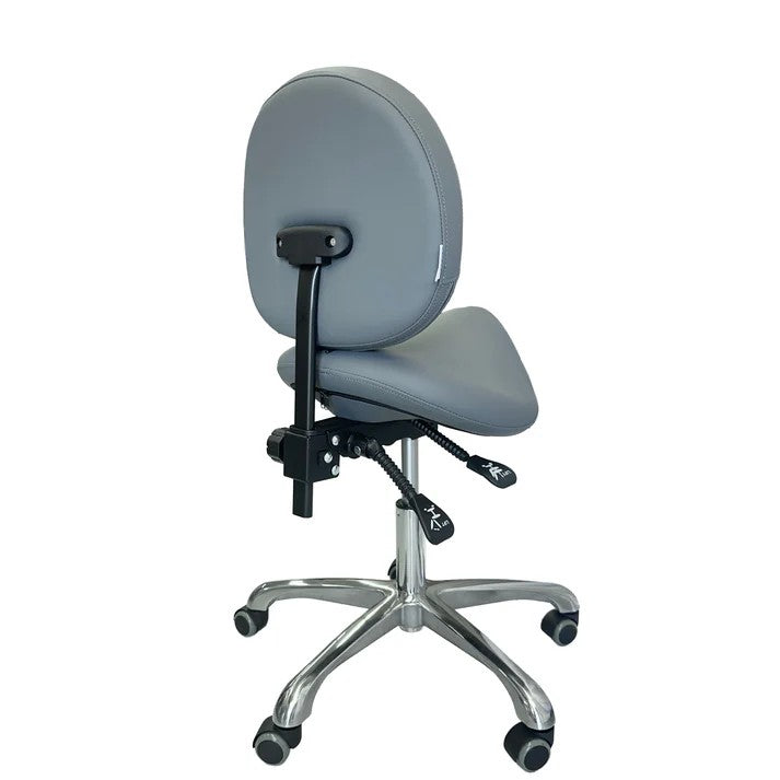 COOPALA  Lotus Saddle Stool with Back Support C-103