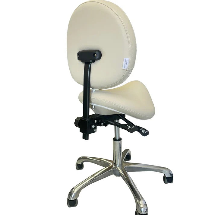 COOPALA  Lotus Saddle Stool with Back Support C-103