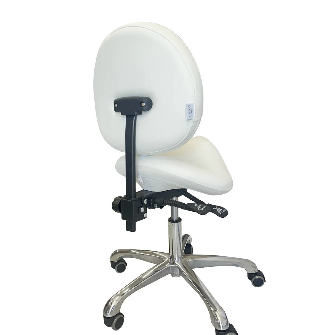 COOPALA  Lotus Saddle Stool with Back Support C-103