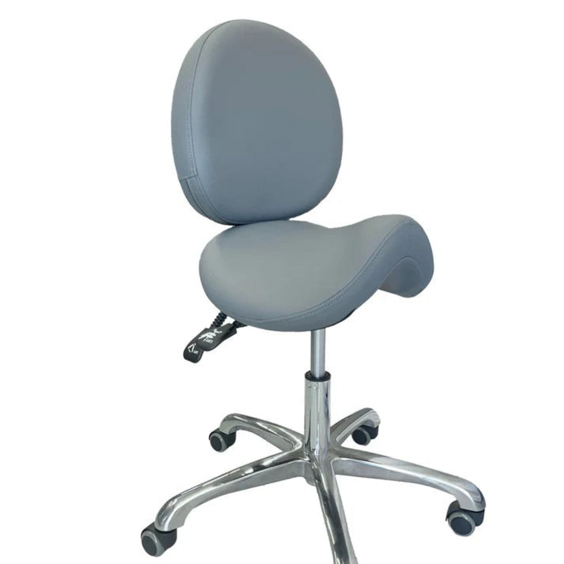 COOPALA  Lotus Saddle Stool with Back Support C-103