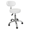 Coopala Oasis  Esthetician Round Stool with Back Support