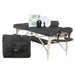 Custom Crafts Luxor Practice Essentials Kit - charcoal table in right side view 
