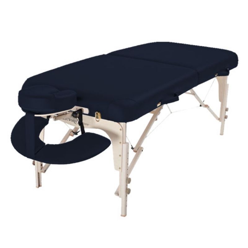 Custom Crafts Solutions Series Luxor Portable Table - navy blue left side view