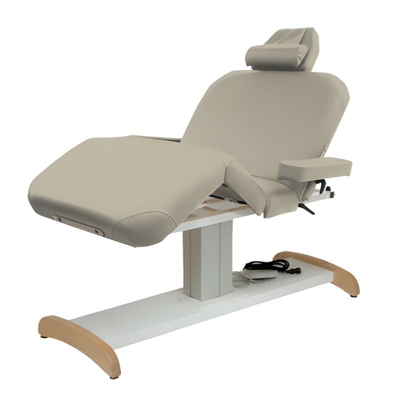 Custom Craftworks Classic Series - Majestic Deluxe Electric Table - buff table side view