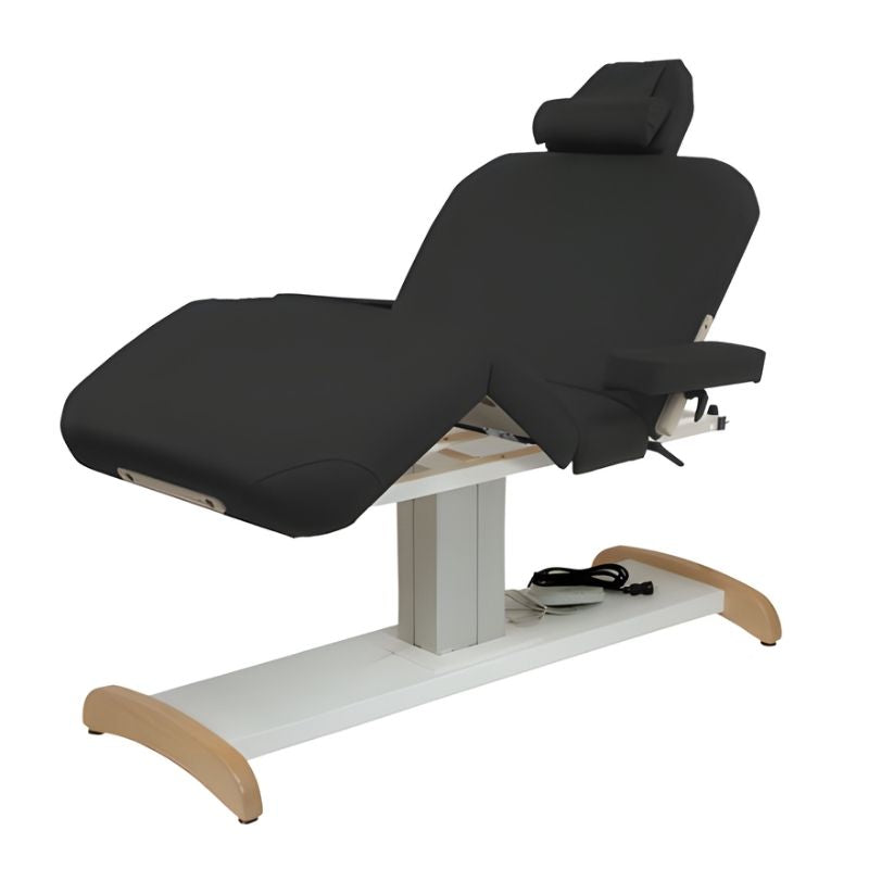 Custom Craftworks Majestic Deluxe Electric Table - Upholstery Tru Touch Upgrade - CS - Monument variant left side view
