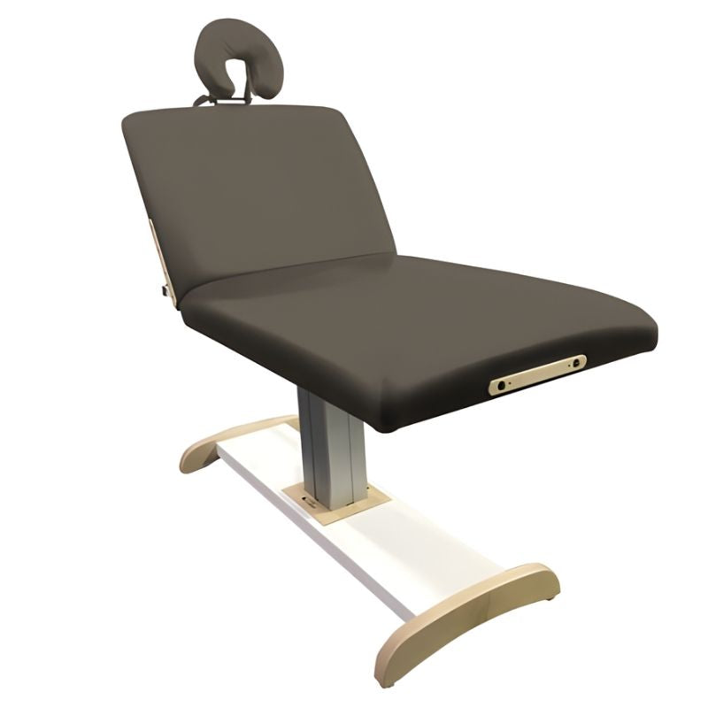 Custom Craftworks Majestic Lift Back Electric Table - Upholstery Tru Touch Upgrade - CS - Taupe variant right side view