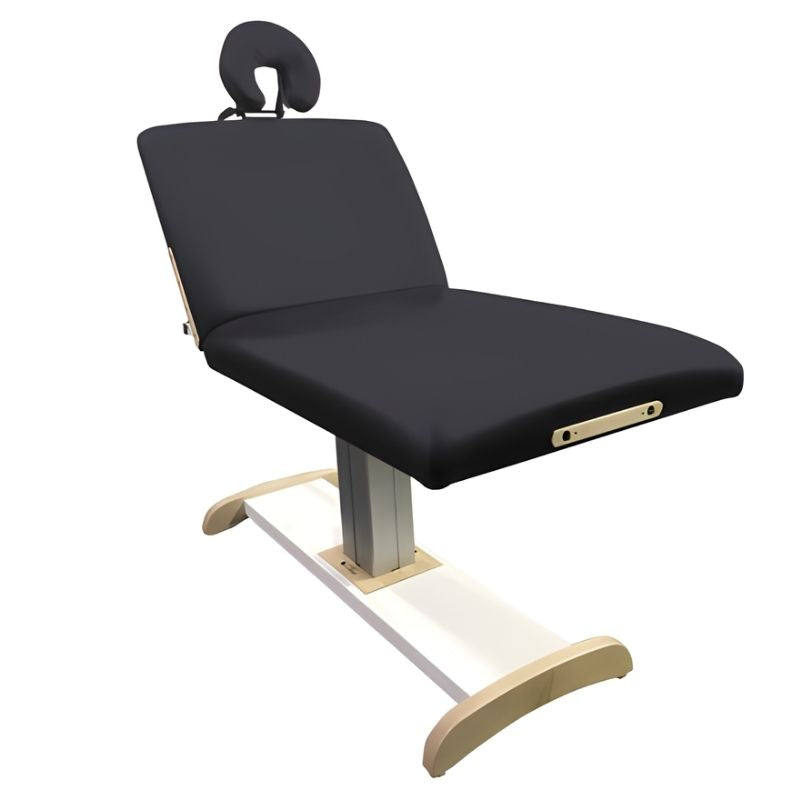 Custom Craftworks Majestic Lift Back Electric Table - Upholstery Tru Touch Upgrade - CS - Smoke variant right side view