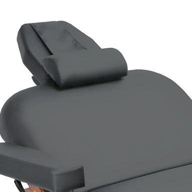 Custom Craftworks Salon Head Support Pillow - Gray massage table with headrest top view