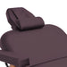 Custom Craftworks Salon Head Support Pillow - Purple massage table with headrest top view