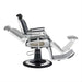 DIR Titan Hydraulic Barber Chair - Barber chair with reclining design on a white background