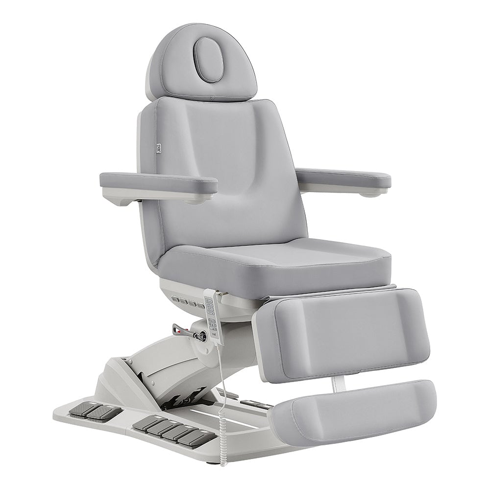 DIR Aurora 4-motor electric medical chair in gray - adjustable spa treatment bed