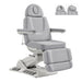 DIR Aurora electric medical spa chair gray - patient positioned on adjustable treatment bed