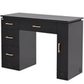 DIR Avalon Nail Table Station - White / Chrome
