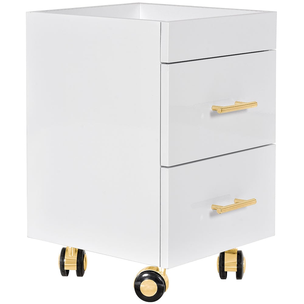 DIR Cannes mobile manicure cart with grey  body