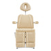 DIR Libra Electric Medical Spa Chair — Beige, side view upright position