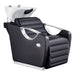DIR Victoria Electric Shampoo Backwash Unit - Black with White Ceramic Sink - Professional Salon Backwash Chair