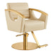 DIR salon styling chair beige armrest and base detail