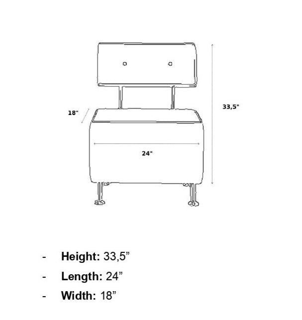 BELAVA SALON SEATERS - Single Seater