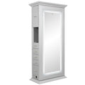 DIR Adonis Double LED Styling Station - White / Chrome