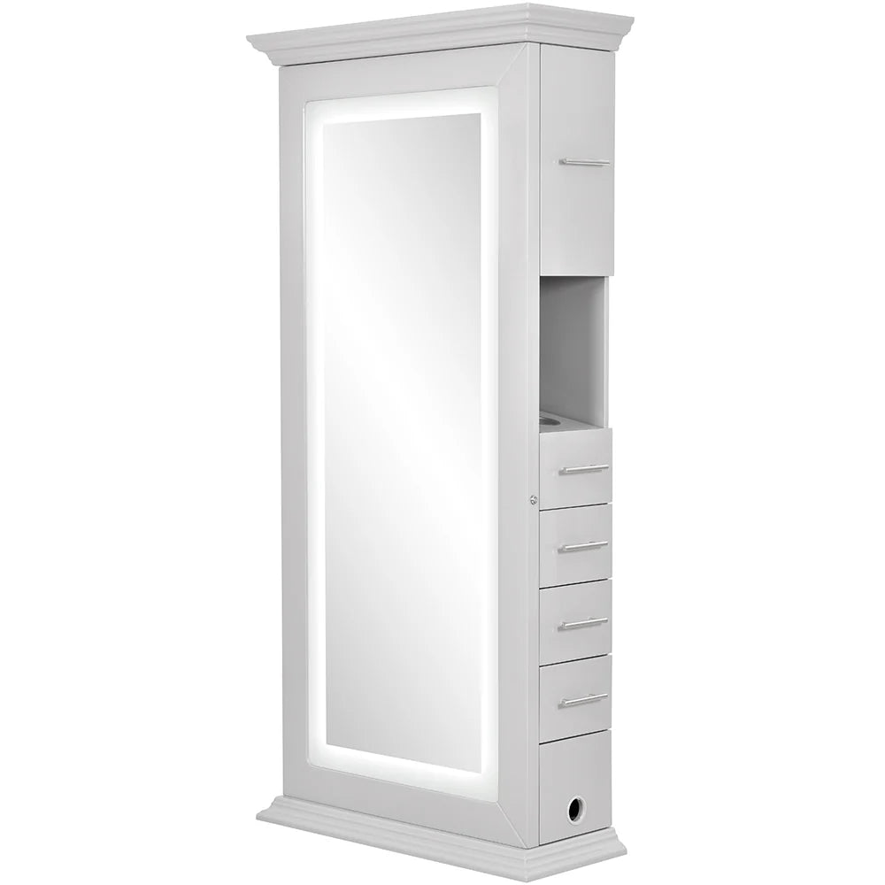 DIR Adonis Single LED Lighted Salon Styling Station