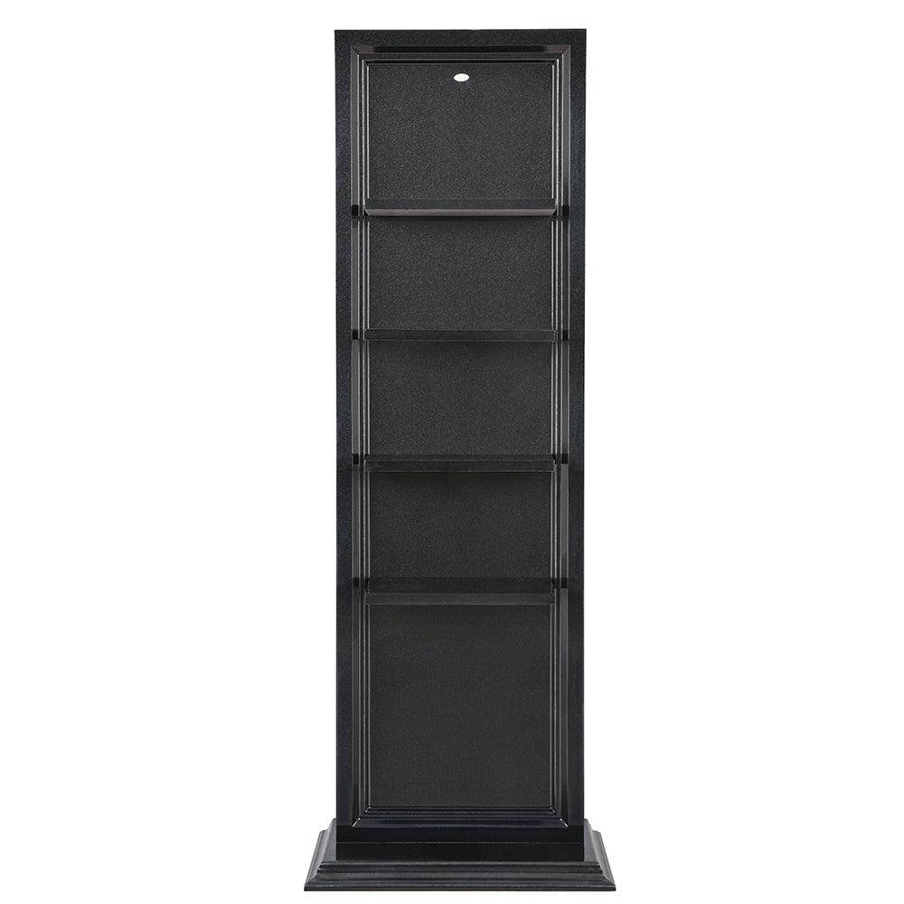 Dir Salon retail shelves in black