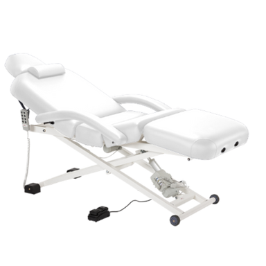 Massage table with adjustable features 