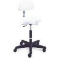 EQUIPRO Ergonomic Salon Stool with Backrest