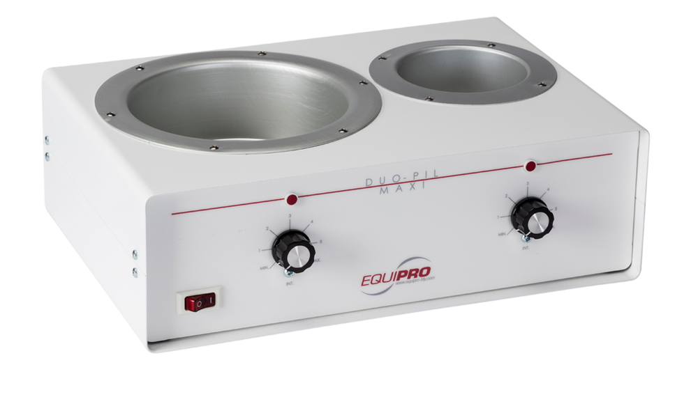 Efficient dual wax warmer with independent temperature control