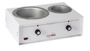 Efficient dual wax warmer with independent temperature control