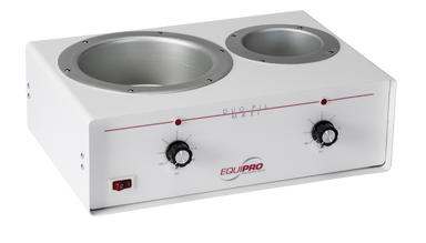 Efficient dual wax warmer with independent temperature control