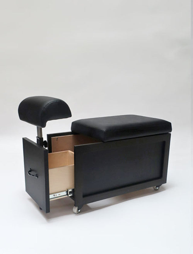 BELAVA ELORA PEDICURE DOLLY / PORTABLE PEDICURE CART WITH ADJUSTABLE FOOT REST