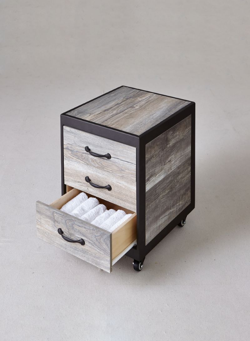 BELAVA ELORA Pedicure Supply Cart with 3 Drawers