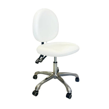 Esthetician Stool in white