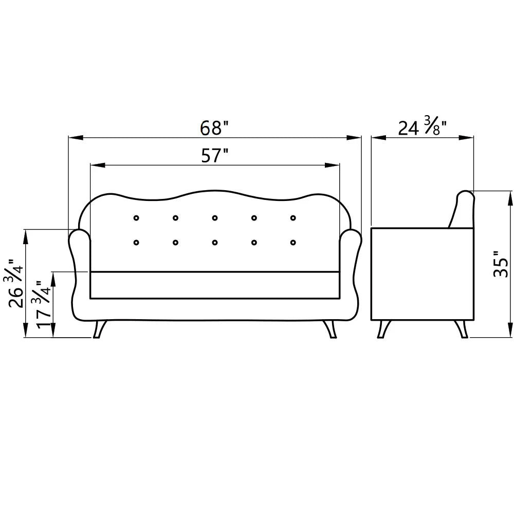 DIR  Gusto Premium Reception Sofa