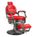 Heavy-duty hydraulic pump and swivel base on DIR Kaiser salon barber chair
