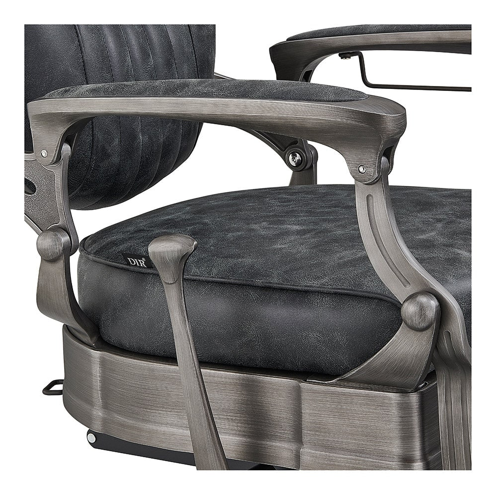 Kaiser antique barber chair hydraulic lever mechanism for 45-degree recline