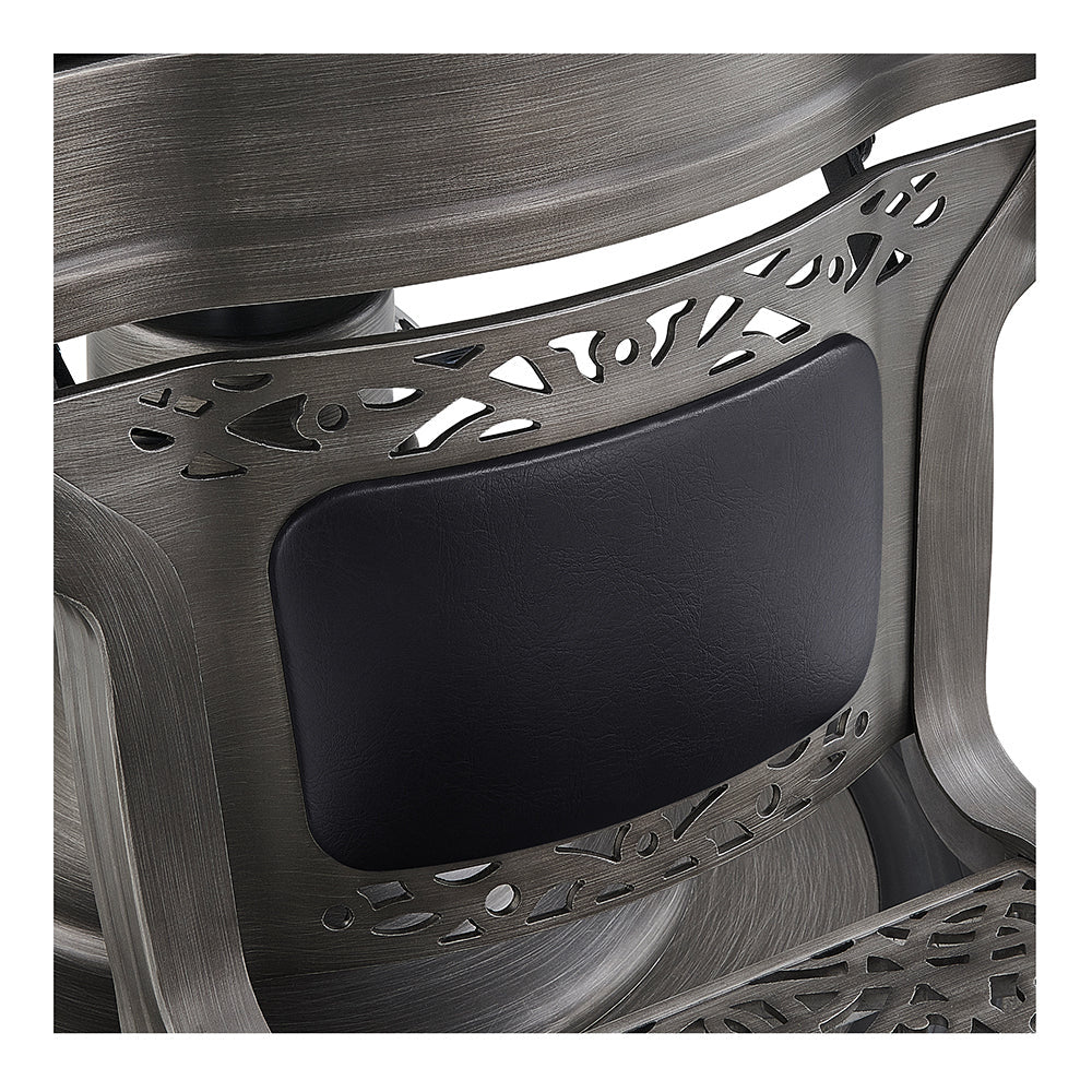 Kaiser professional barber chair full recline position for beard grooming services