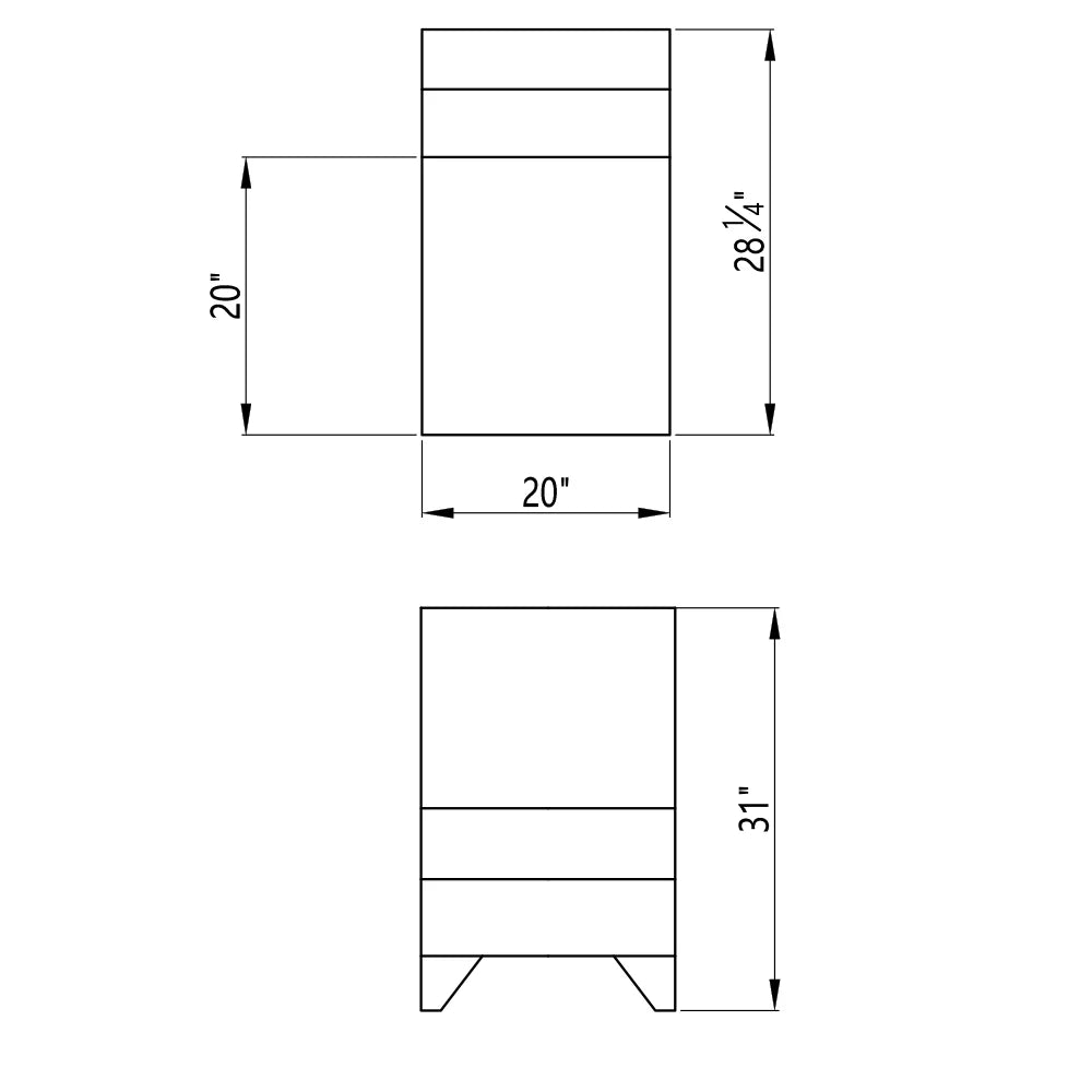 DIR  Magic Cubo Reception Chairs - 1 Seat
