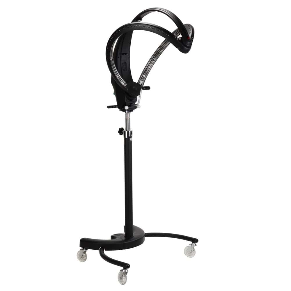 Mobile roller base of DIR Damita portable salon hair processor with casters