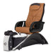  American Made Luxury Pedicure spa with brown seat and black.