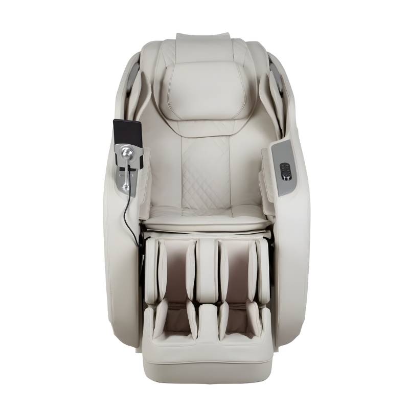 Osaki 4D Helix LE - Electric Chair Massager - Taupe chair front view