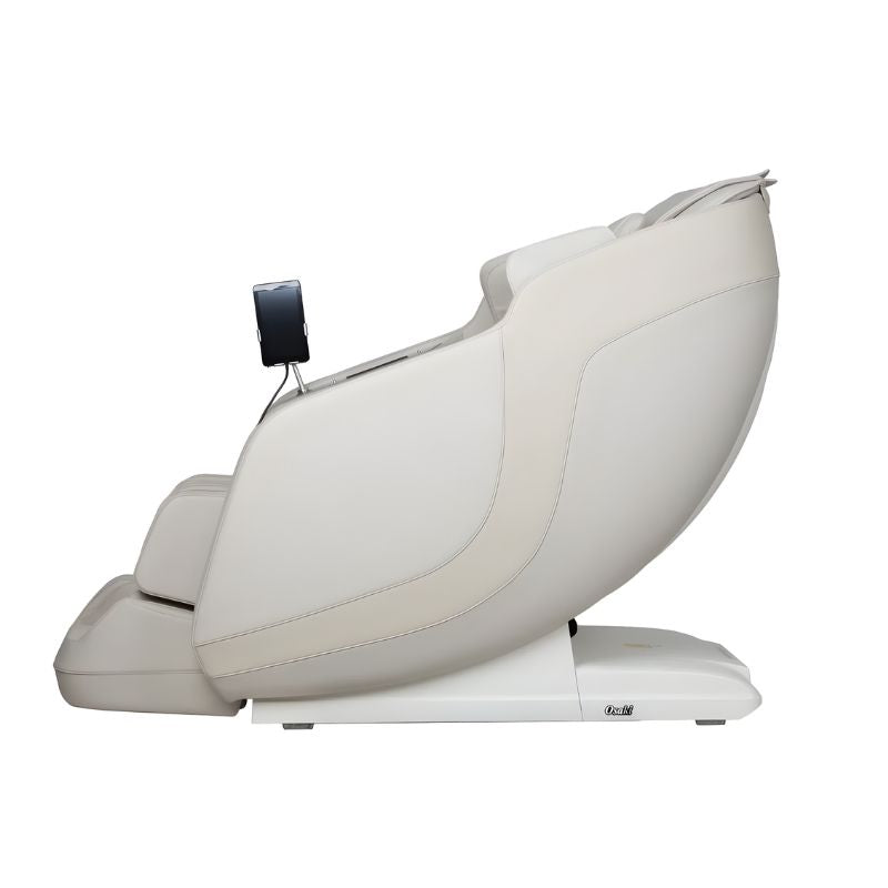 Osaki 4D Helix LE - Electric Chair Massager - Taupe chair  second left side view