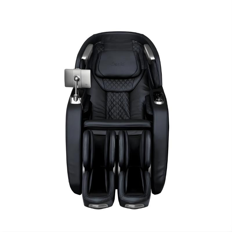 Osaki 4D+3D Bravo Duo Flex - Electric Chair Massager - Black Front View