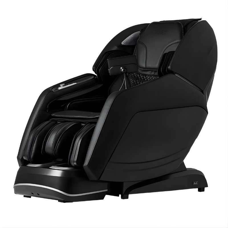 Osaki 4D + 3D Manhattan Duo - Electric Chair Massager - Black chair left side view